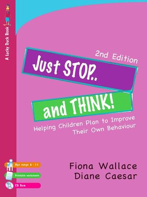 cover image of Just Stop and Think!
